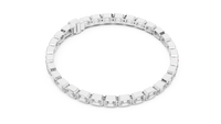 Lunara Emerald Cut Bezel Tennis Bracelet