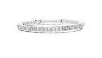 Lunara Emerald Cut Bezel Tennis Bracelet