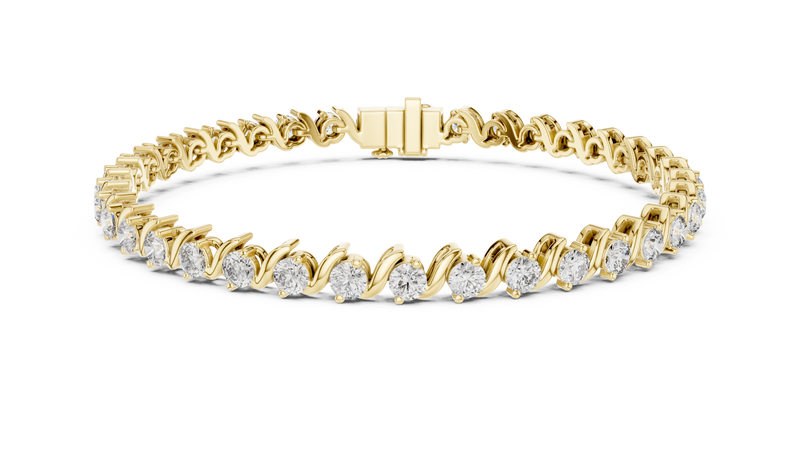 Seraphina Round Diamond Classic Line Bracelet
