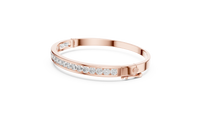 Celestine Classic Round Diamond Channel-Set Bangle