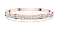 Celestine Classic Round Diamond Channel-Set Bangle
