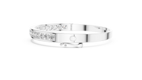 Celestine Classic Round Diamond Channel-Set Bangle
