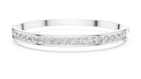 Celestine Classic Round Diamond Channel-Set Bangle