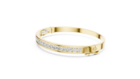 Celestine Classic Round Diamond Channel-Set Bangle