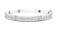 Round Brilliant Cut Diamond Bracelet – Channel Setting