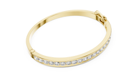 Round Brilliant Cut Diamond Bracelet – Channel Setting