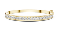 Round Brilliant Cut Diamond Bracelet – Channel Setting