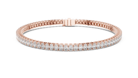 Elegant Brilliant Elara Oval Diamond Line Bracelet