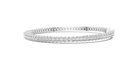 Elegant Brilliant Elara Oval Diamond Line Bracelet