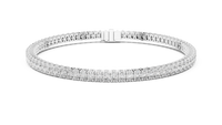 Elegant Brilliant Elara Oval Diamond Line Bracelet