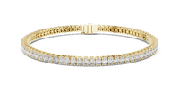 Elegant Brilliant Elara Oval Diamond Line Bracelet