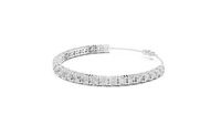 Graduated Multi-Size Round Diamond Line Bracelet