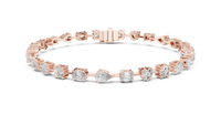 Multi-Shape Diamond Station Bracelet