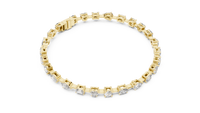 Multi-Shape Diamond Station Bracelet