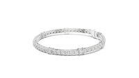 Round & Princess Diamond Line Bracelet