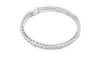 Round & Princess Diamond Line Bracelet