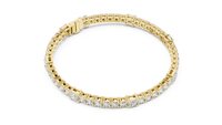 Round & Princess Diamond Line Bracelet