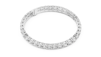 Celestia Graduated Round Diamond Line Bracelet
