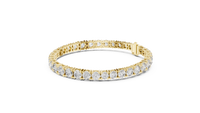 Celestia Graduated Round Diamond Line Bracelet