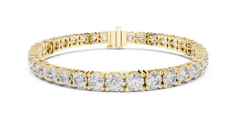 Celestia Graduated Round Diamond Line Bracelet