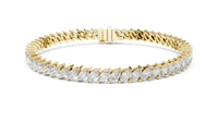 Celestia Marquise Diamond Line Bracelet