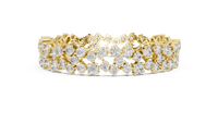 Aurelia Double-Row Round Diamond Tennis Bracelet