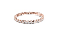 Aurelia Classic Round Diamond Line Bracelet