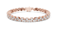 Aurelia Classic Round Diamond Line Bracelet
