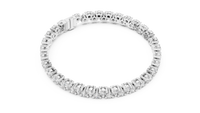 Aurelia Classic Round Diamond Line Bracelet