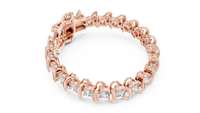 Continuous Round Diamond Link Bracelet
