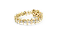 Continuous Round Diamond Link Bracelet