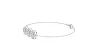 Round Diamond Triple-Link Bracelet