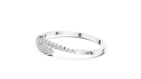 Celestia Graduated Round Diamond Bangle Bracelet
