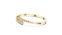Celestia Graduated Round Diamond Bangle Bracelet