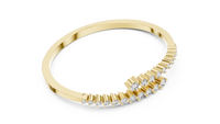 Celestia Graduated Round Diamond Bangle Bracelet
