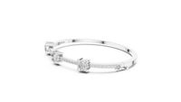 Aurelia Classic Diamond Half-Set Bangle Bracelet