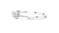 Aurelia Classic Diamond Half-Set Bangle Bracelet