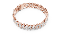 Seraphina Pear-Shaped Diamond Line Bracelet