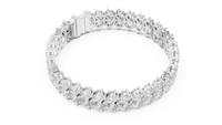 Seraphina Pear-Shaped Diamond Line Bracelet