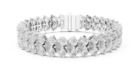 Seraphina Pear-Shaped Diamond Line Bracelet