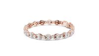 Seraphine Pear & Marquise Diamond Line Bracelet