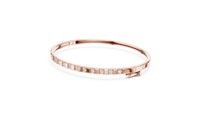 Round Diamond Prong Station Bracelet