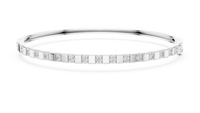 Round Diamond Prong Station Bracelet