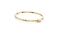 Round Diamond Prong Station Bracelet