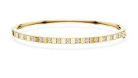 Round Diamond Prong Station Bracelet