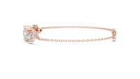 Round Multi-Size Diamond Link Bracelet