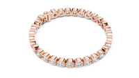 Round Bezel-Set Diamond Link Bracelet