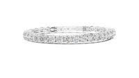 Mixed Emerald & Round Diamond Link Bracelet