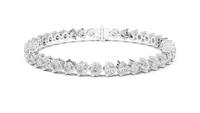 Continuous Round Diamond Link Bracelet