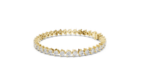 Continuous Round Diamond Link Bracelet